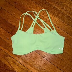 LSKD Green Strappy Sports Bra Size M